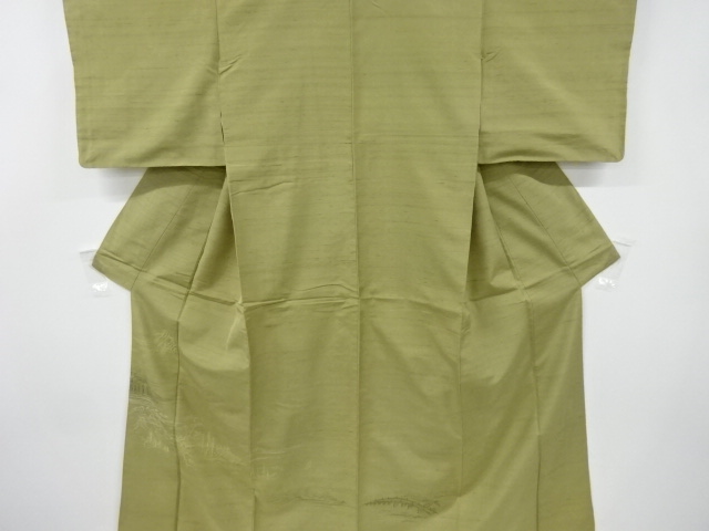 JAPANESE KIMONO / ANTIQUE KIMONO / SILK / FUSHI TSUMUGI / WOVEN HOUSE